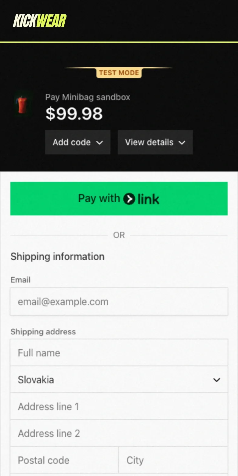 Checkout