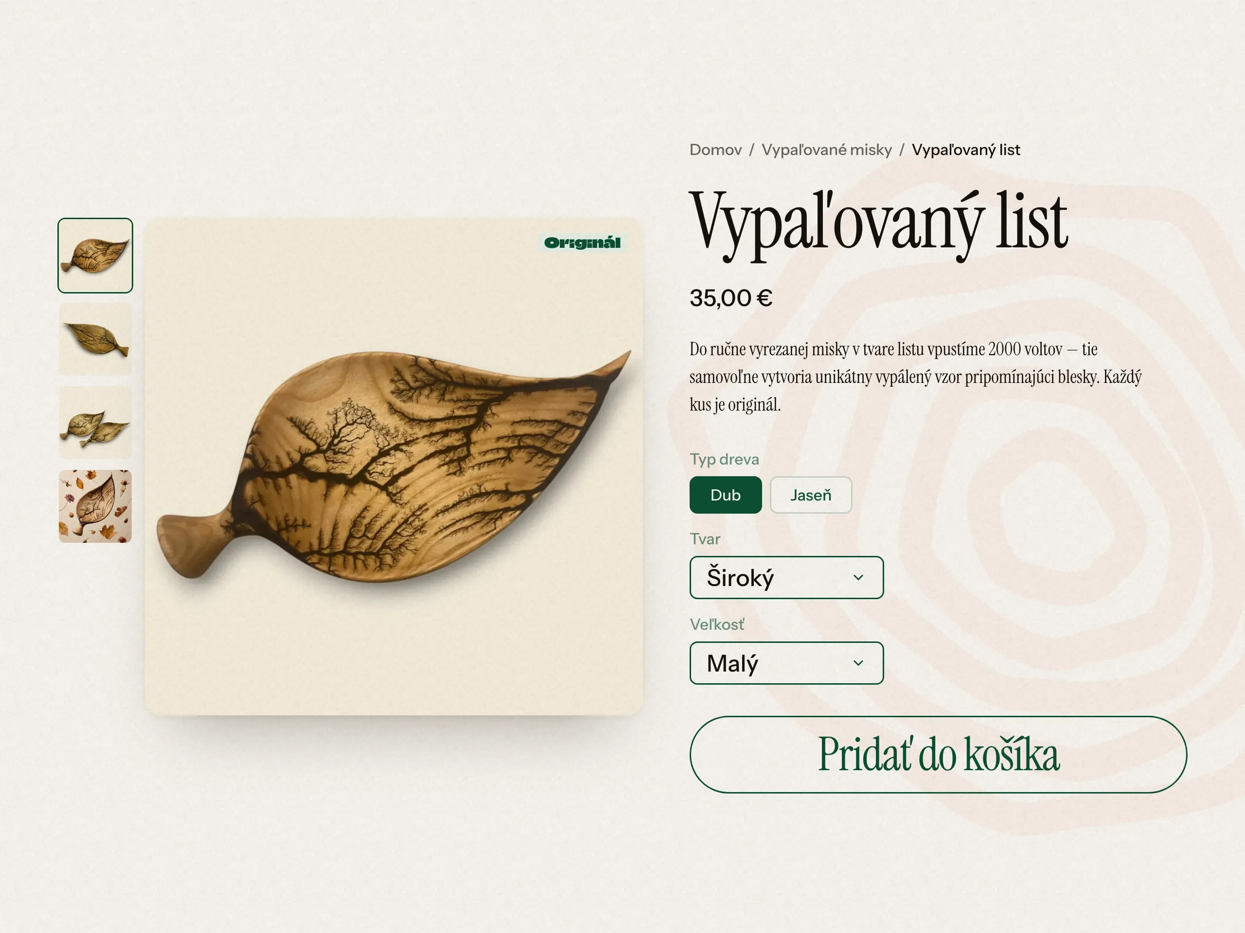Product page